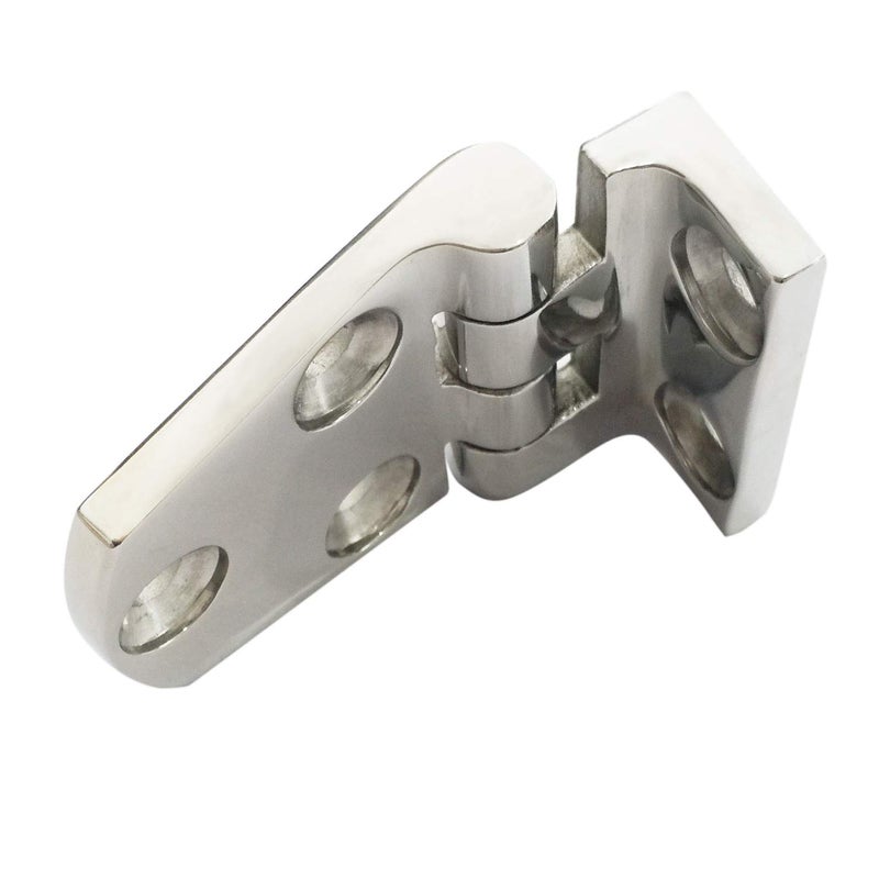 NRC&XRC Heavy Duty Marine Grade 316 Stainless Steel Offset Short Side 2-1/5" x 1-1/2" Casting Hinges (Pair) 3/16" Thinckness for Door, Cabinet of Boat, RVs - Image 3